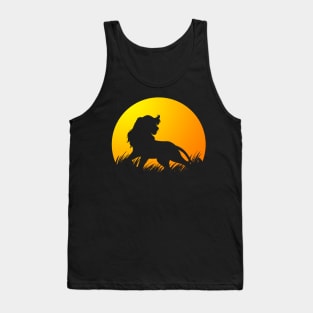 The lion sun Tank Top